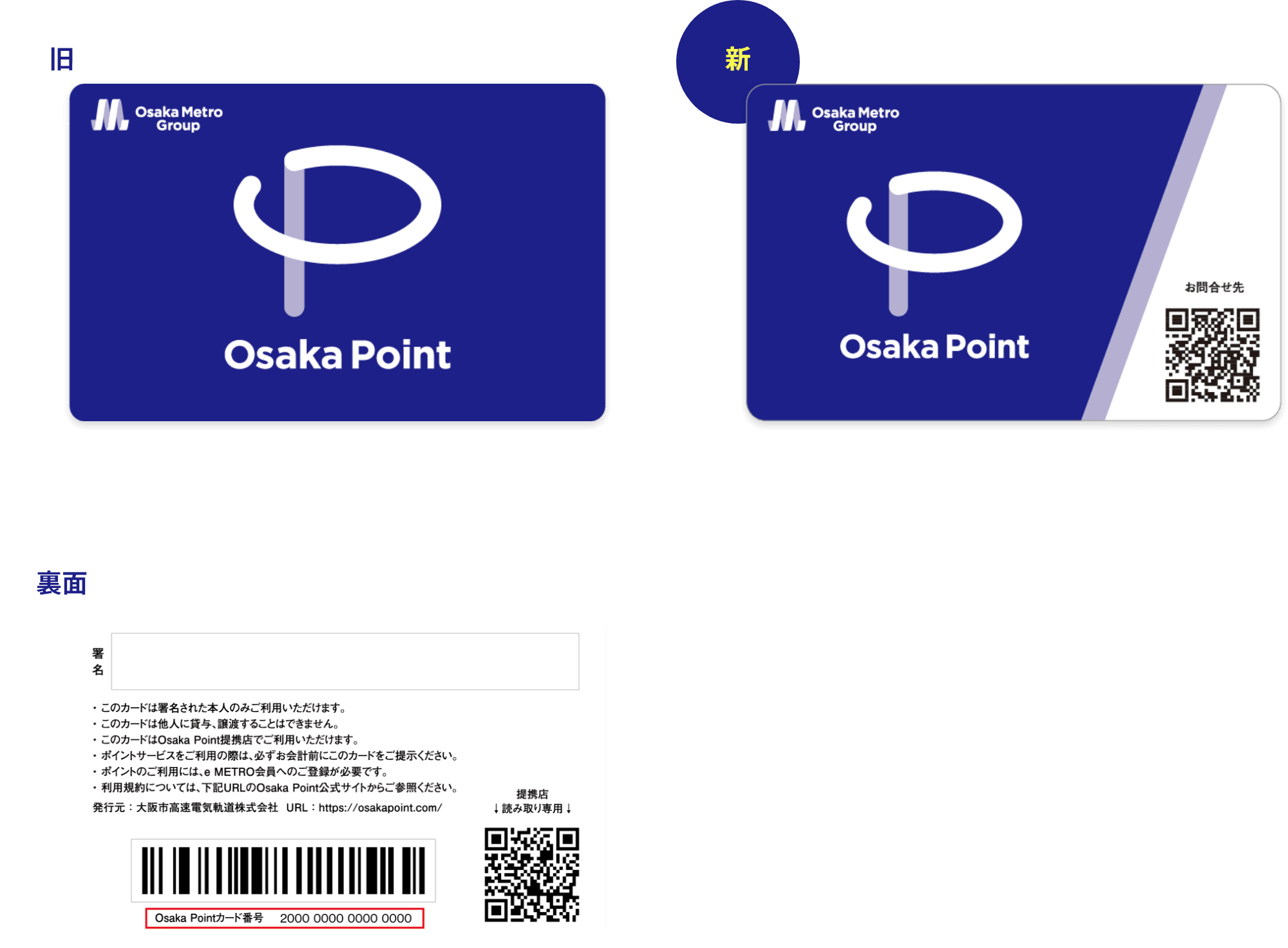 Osaka Pointカード番号の確認方法